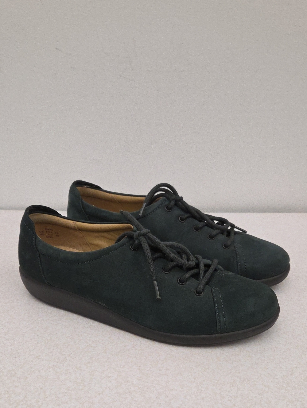 Hotter Forest Green Dew Lace Up Shoes, 8.5